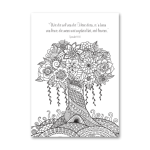 Boom van Die Lewe Paint & Pray Canvas