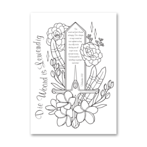 Die Woord is Lewendig Paint & Pray Canvas